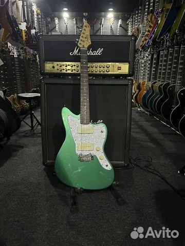 Электрогитара jazzmaster green firefly доведенная